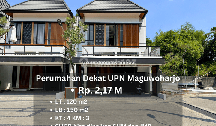 Rumah Baru Dalam Perumahan Maguwoharjo Dekat Upn Sanata Dharma