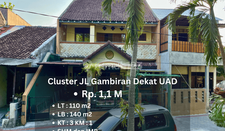 Rumah Dalam Cluster di Umbulharjo Pusat Kota Jogja 1