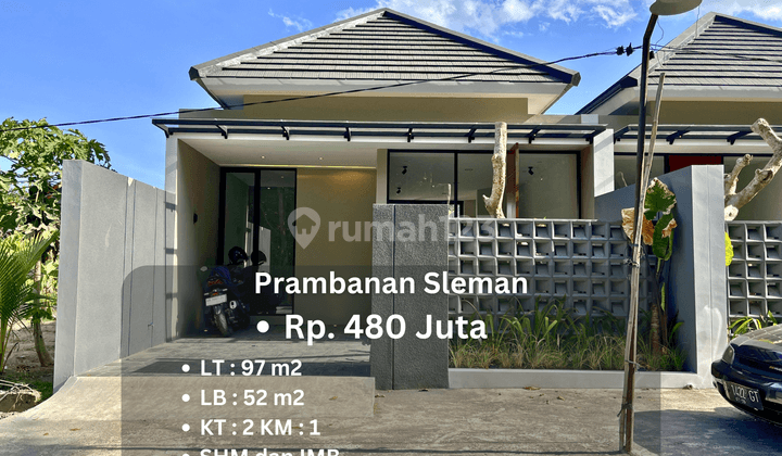 Rumah Baru 400 Jutaan di Prambanan Sleman 1