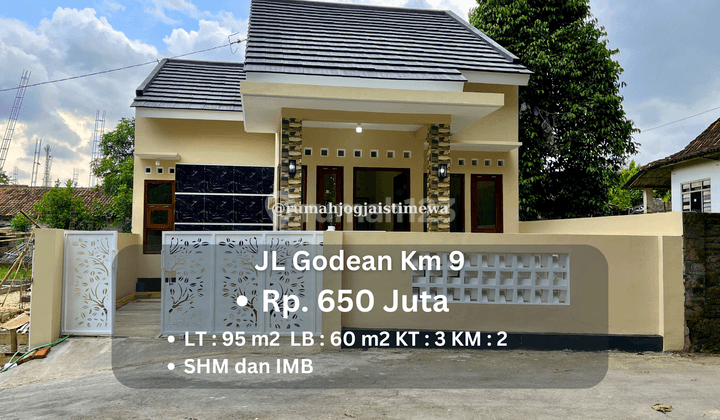 Rumah Baru Desain Modern di Jl Godean Km 9 1