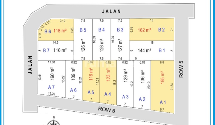Tanah Kavling 6 Km Ke Aeon Mall Sentul Dianggsur 12x  4