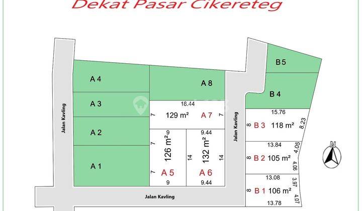 Tanah Murah 10 Menit Pintu Tol Caringin Bogor, Tersisa 6 Unit 5