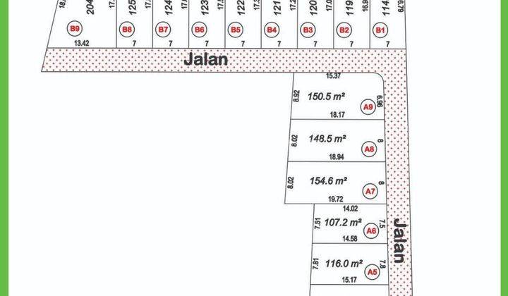 Tanah Kavling Akses Dekat Jl. Raya Transyogi, SHM 2