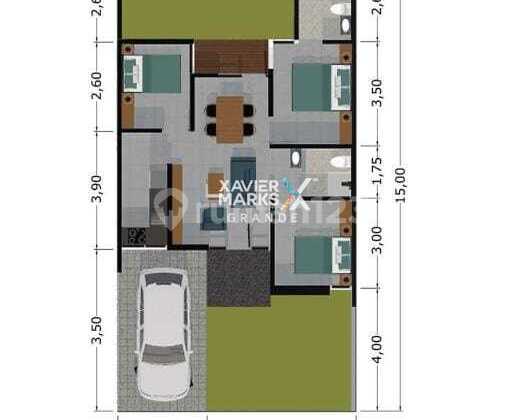 Disewakan Rumah Riverfront Semi Furnished, Kota Malang 2