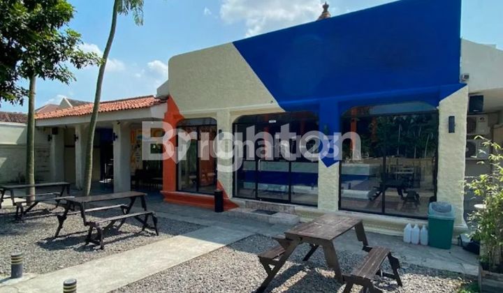 RUANG USAHA EX RESTO DAN CAFE OUTDOOR DAN INDOOR DI DEKAT MANAHAN PARKIRAN LUAS 1