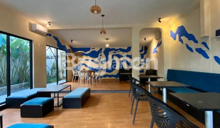 RUANG USAHA EX RESTO DAN CAFE OUTDOOR DAN INDOOR DI DEKAT MANAHAN PARKIRAN LUAS 2