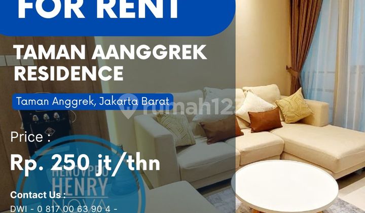 BRAND NEW Taman Anggrek Residence 3BR+1 Full Furnish High Floor BRAND NEW Taman Anggrek Residence 3BR+1 Full Furnish High Floor
