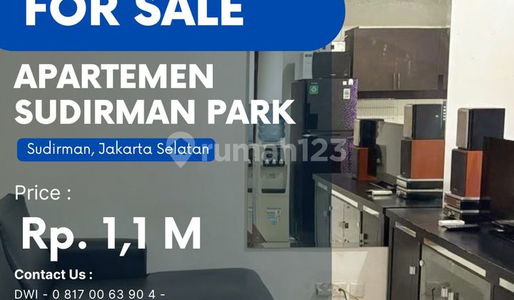 SUDIRMAN PARK 2BR CITY VIEW FURNISH TURUN HARGA