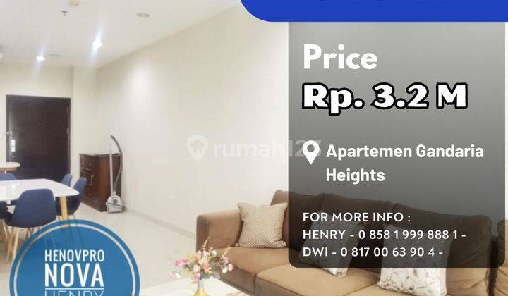 Gandaria Height Unit 3+1br Cantik Sekali Furnish Bisa Kpa  1