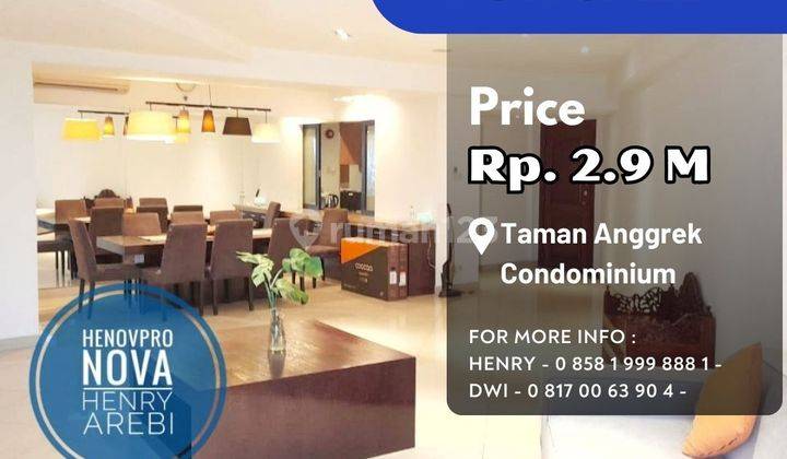 Taman Anggrek Condo 3+1 BR Special Unit Full Renov+furnish 1