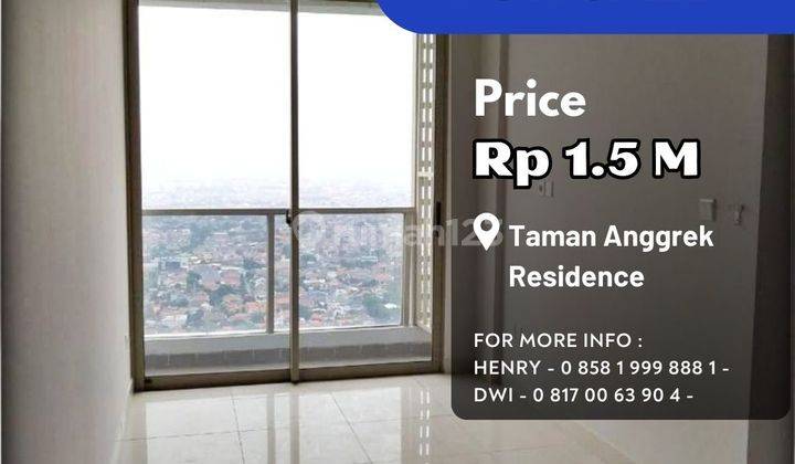 Taman Anggrek Residence Turun Harga Best City View 1