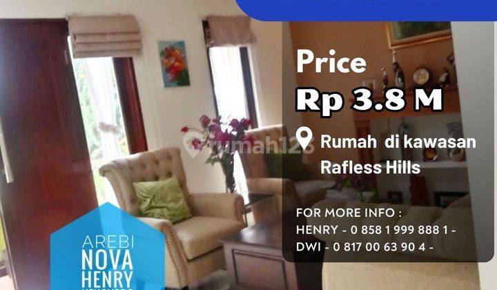 Turun Harga Rumah Cantik Rafless Hills Cibubur bekasi Jarang Ada 1