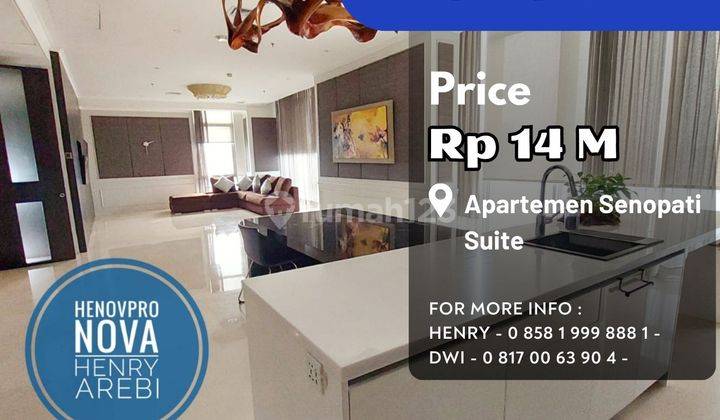 Turun Harga Senopati Suites Best View Unit 3+1 BR 