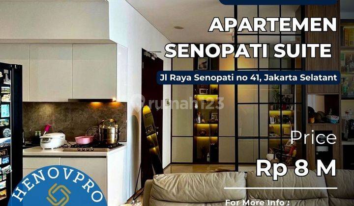 TURUN HARGA BU BANGET Senopati Suites Best View Unit 2+1 BR 