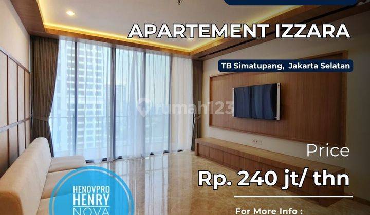 Apartemen Izzara Unit 2+1 BR Modern Fully Furnished Pool View 1