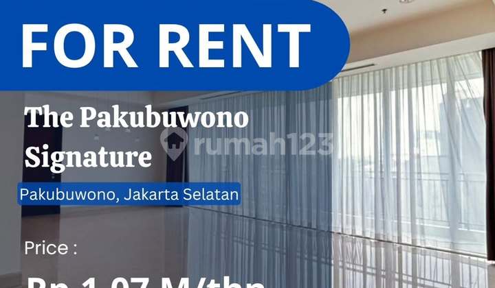 Pakubuwono Signature 4BR + 1 Study Luxury Unit Mid Floor Best
