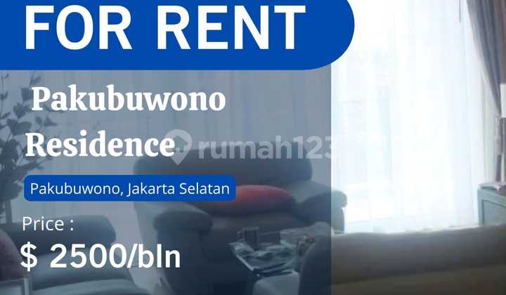 Pakubuwono Residence For Rent Best Unit 2+1 BR Full Furnish Pool 