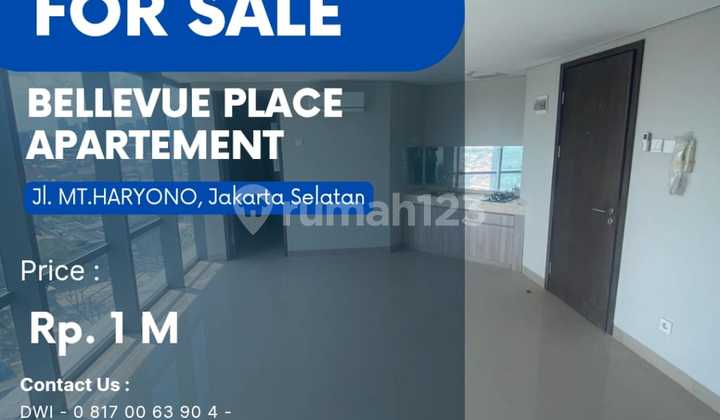 For Sale Bellevue Place Apartment 1Br  Semi furnished 1