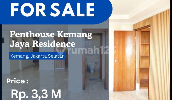 DIJUAL CEPAT DIBAWAH NJOP APT PENTHOUSEdi Kemang Jaya Residence DIJUAL CEPAT DIBAWAH NJOP APT PENTHOUSEdi Kemang Jaya Residence