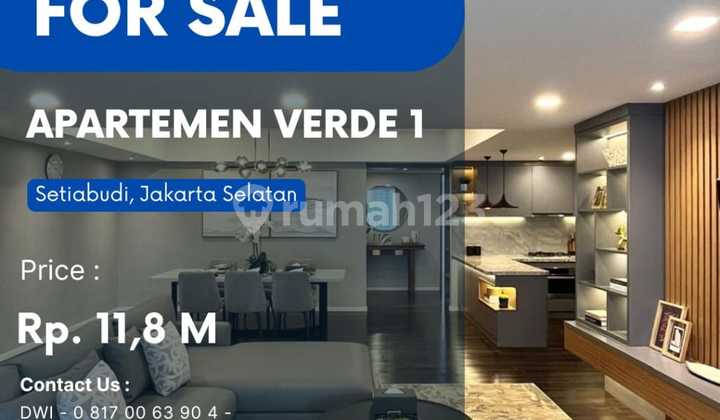 VERDE 1 TURUN HARGA 3BR Furnish City View Pet Friendly Apartment 