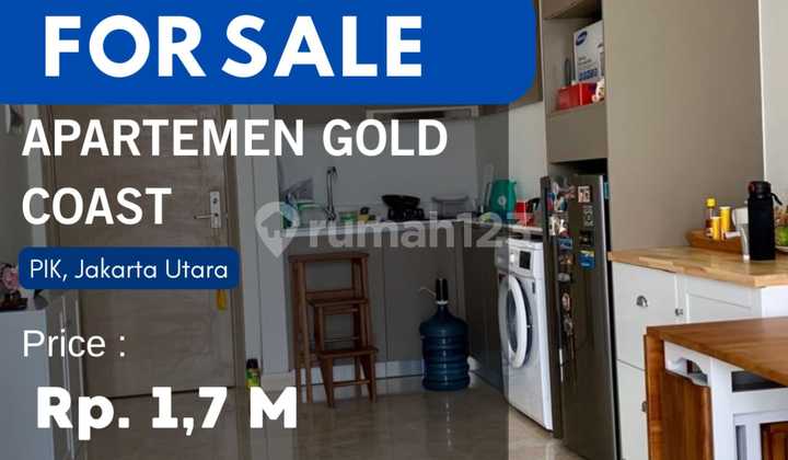 Dijual Gold Coast Apartment 1BR High FL Best Sea View