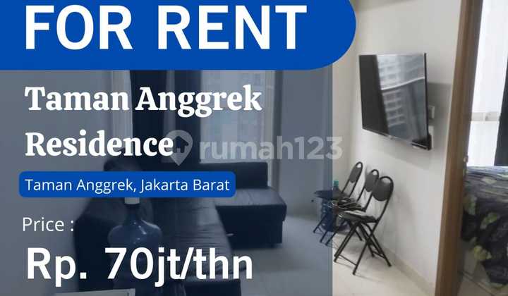 BRAND NEW Taman Anggrek Residence Unit 1BR Full Furnish