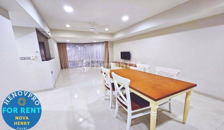 Taman Anggrek Unit 2+1BR Full Furnish Best Garden View  2