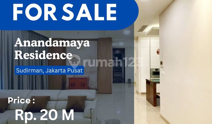 Dijual Cepat Anandamaya Residence Best Unit 3+1Br City View