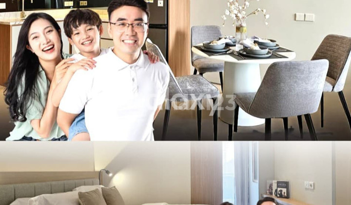 JUAL APARTEMEN 2 BEDROOM FURNIS LENGKAP SIAP HUNI ROSEBAY GRAHA FAMILI
