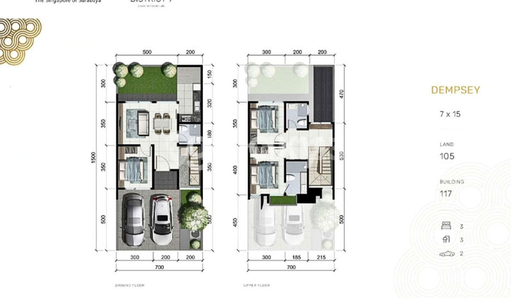 JUAL RUMAH BARU MODERN TROPIS BERKONSEP RUMAH HIJAU CITRALAND 2