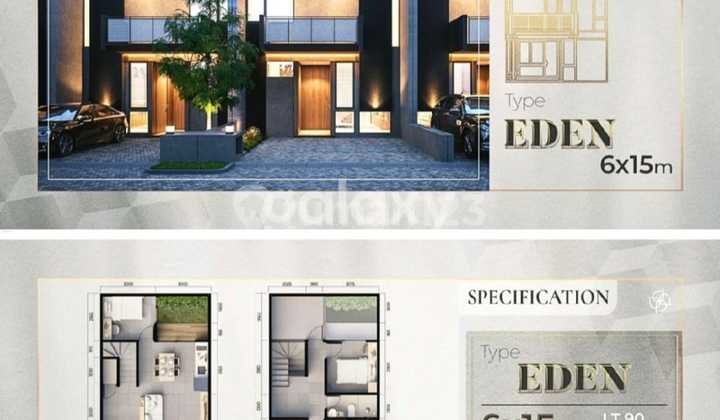 JUAL RUMAH BARU MODERN MINIMALIS CENTRAL PARK MERR