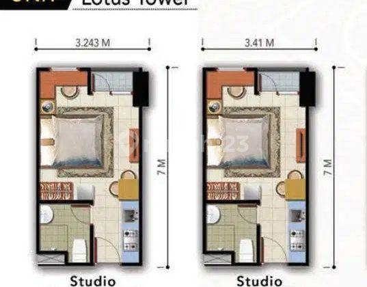 Super Murah Apartemen Type Studio B Residence Bsd City 2