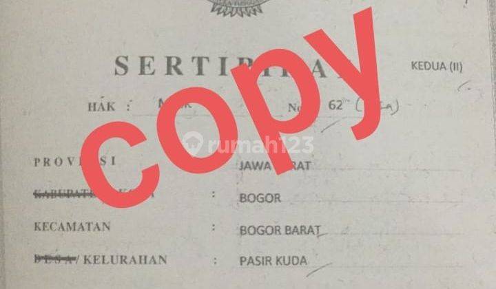 Dijual tanah di Ciomas Bogor harga murah 2