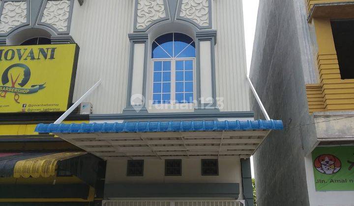 Ruko 3 lantai sangat bagus lokasi strategis jalan Amal   Medan  Sunggal
 1