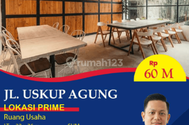 Ruang usaha di Jl. Uskup Agung, Medan 700 M Bagus SHM 1