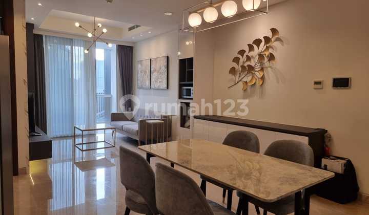 For rent: The Elements Kuningan apartment, 2 bedrooms, nice, South Jakarta.