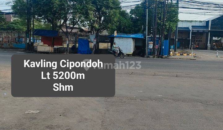 Dibawah Njop!! Tanah Luas 5300 m² Cipondoh Tangerang  1