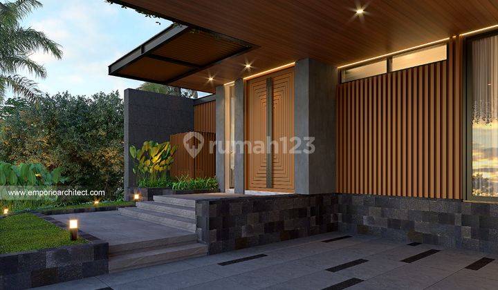 Rumah Baru 2 Lantai fullfurnished swimmingpoll di banjar wijaya  2