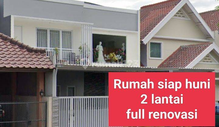 Rumah 2 Lantai Sudah Renovasi di Jalan flamboyan banjarwijaya  1