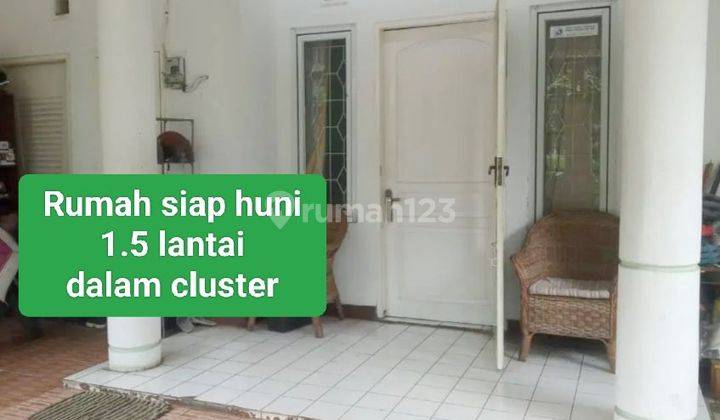 Rumah 1.5 lantai SHM di Cluster mahoni taman royal 1  1