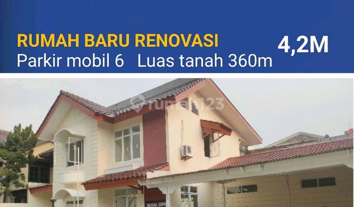 Rumah dijual SHM 2 Lantai Sudah Renovasi Timur Laut di modernland 1