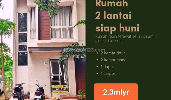 Rumah 2 Lantai Bagus di Royal Blossom the green bsd 1