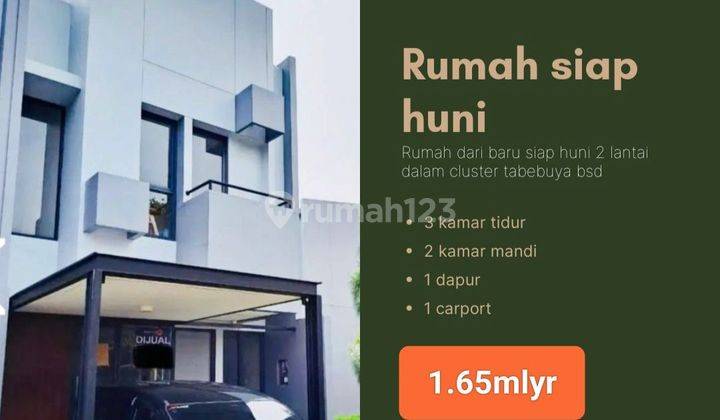 Rumah 2 Lantai fullfurnished di invensihaus tabebuya bsd city 1