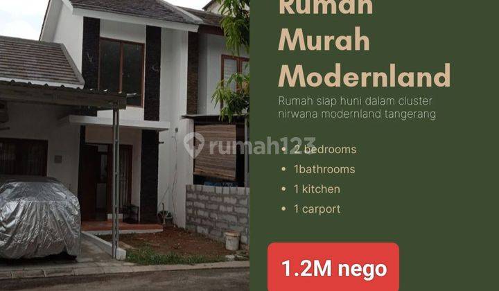 Rumah siap huni Bagus di Cluster nirwana modernland tangerang  1