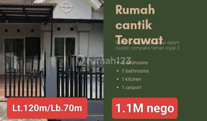 Rumah murah Sudah Renovasi di Griya cempaka taman royal 3  1