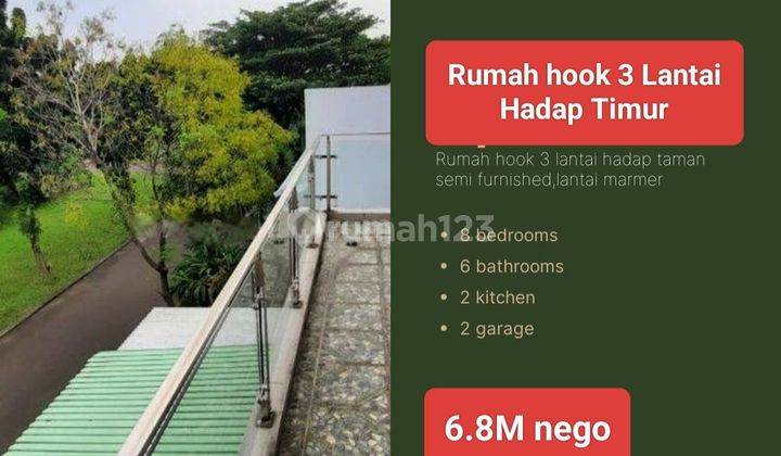 Rumah Mewah Hook 3 Lantai di Sutera Palmyra Alam Sutera  1