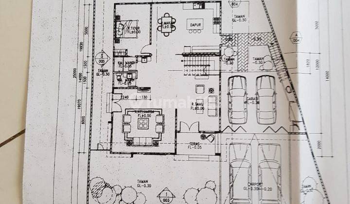 Rumah mewah 2 Lantai SHM di Pulau dewa modernland 2