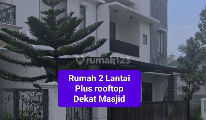 Rumah 3 Lantai dekat masjid di Taman golf boulevard modernland  1