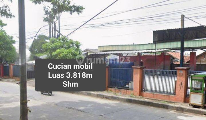 Harga njop !!Cucian mobil 3818 m² SHM Suryadharma ali tangerang 1