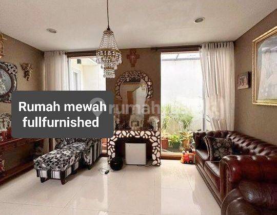 Rumah mewah 2 Lantai fullfurnished di Jl kencana indah pd indah 1